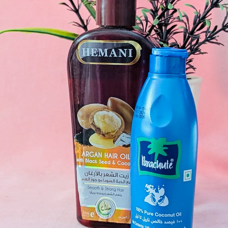 Hemani Argan + Parachute Hindistan Cevizi Yağı Seti