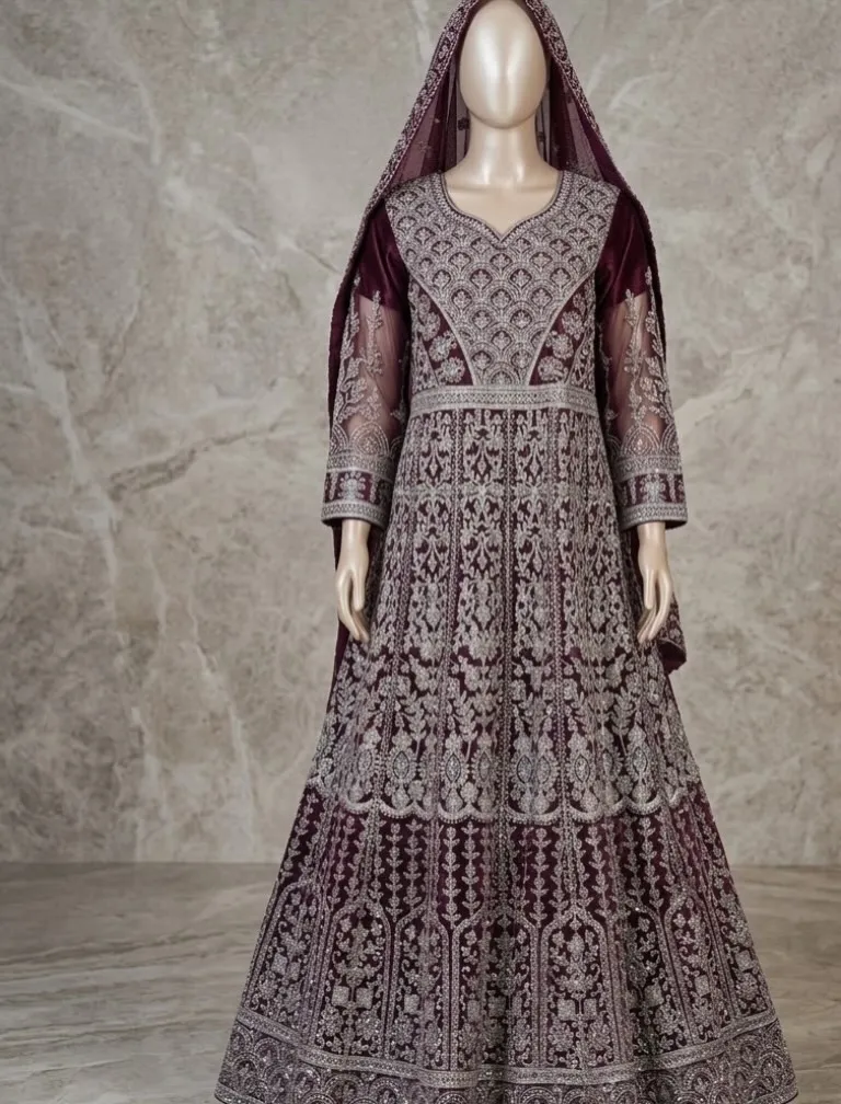 Geleneksel Maxi Anarkali Takımı · 3 Parça